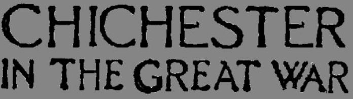 Chichester in the Great War